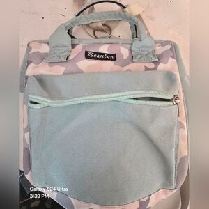Mint Green Camouflage Small Diaper Bag